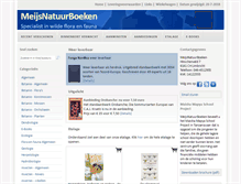 Tablet Screenshot of meijsnatuurboeken.com